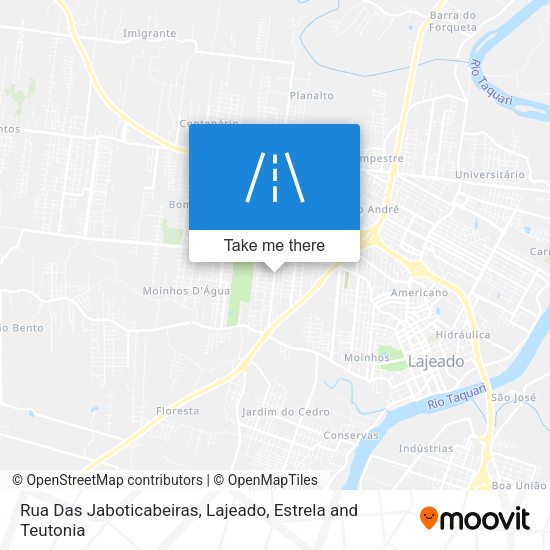 Rua Das Jaboticabeiras map