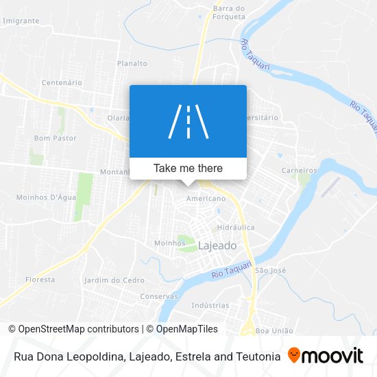 Rua Dona Leopoldina map