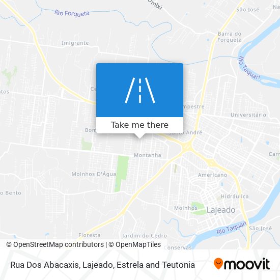 Mapa Rua Dos Abacaxis