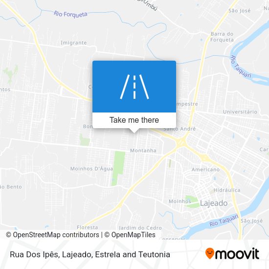 Rua Dos Ipês map