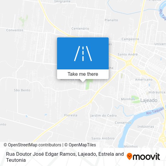 Rua Doutor José Edgar Ramos map
