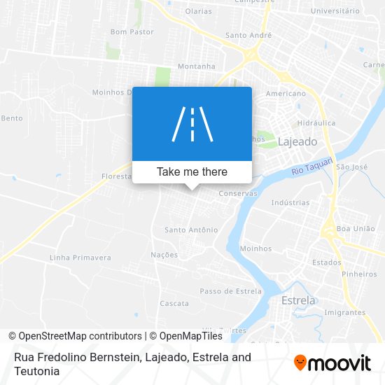 Rua Fredolino Bernstein map