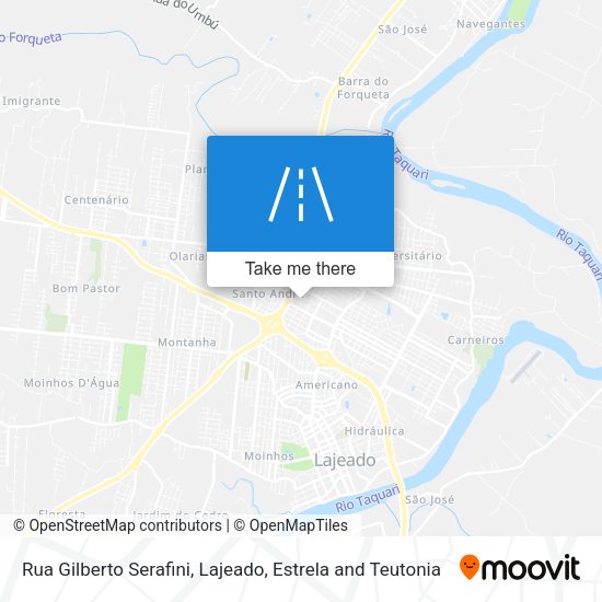 Rua Gilberto Serafini map