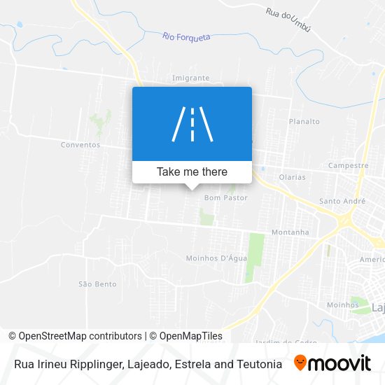 Rua Irineu Ripplinger map