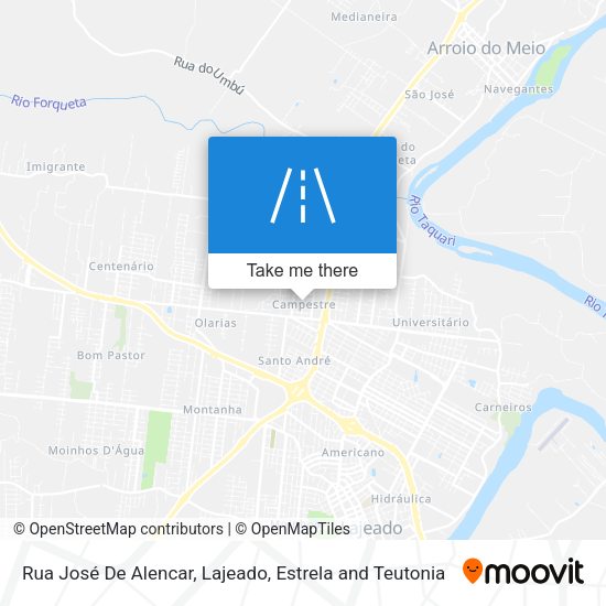 Rua José De Alencar map