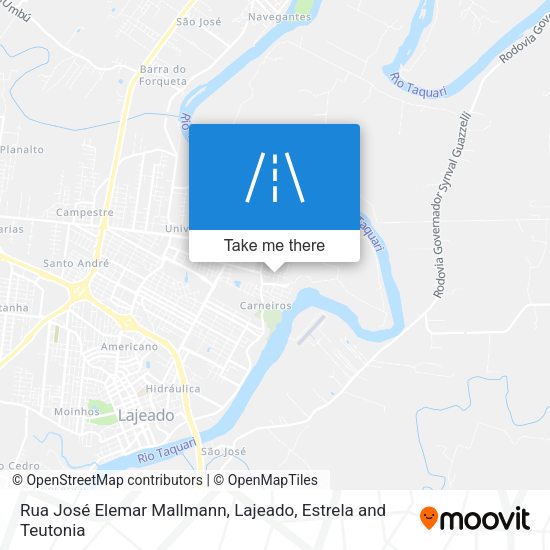 Rua José Elemar Mallmann map
