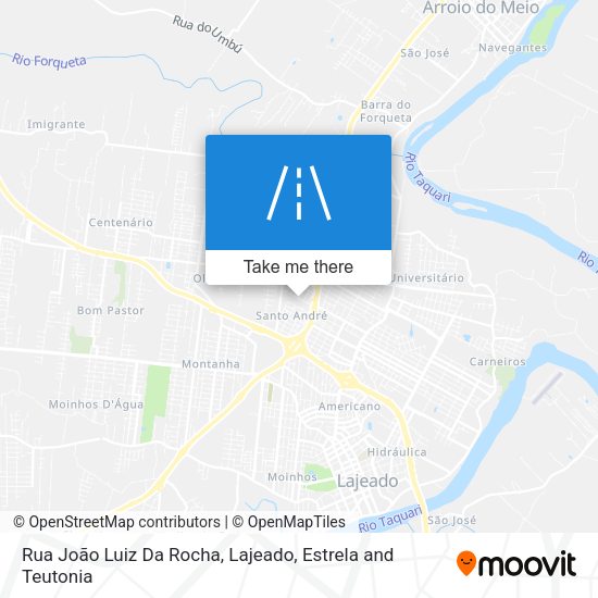 Rua João Luiz Da Rocha map