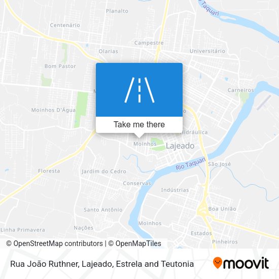 Rua João Ruthner map