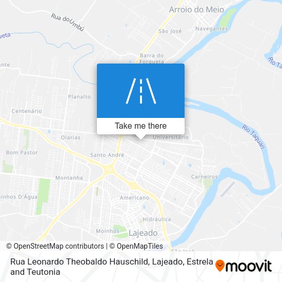 Rua Leonardo Theobaldo Hauschild map