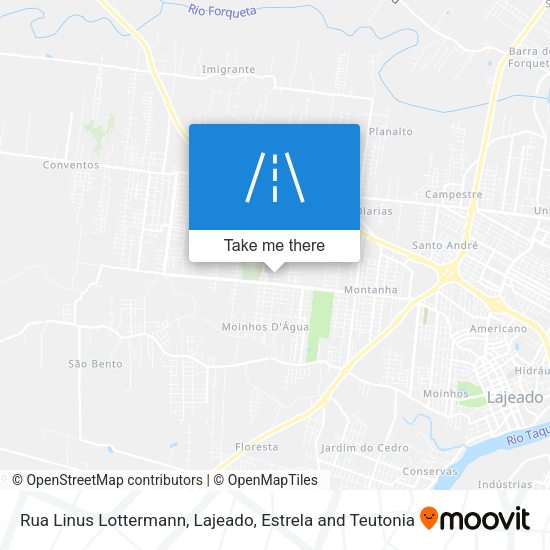 Rua Linus Lottermann map