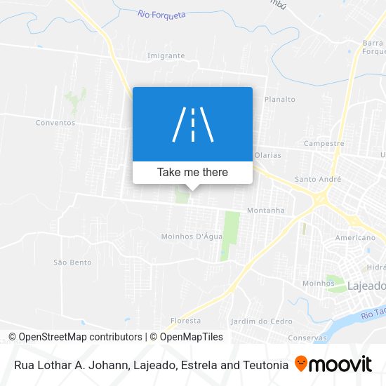 Rua Lothar A. Johann map