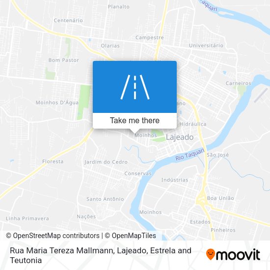 Rua Maria Tereza Mallmann map