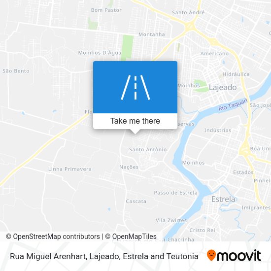 Rua Miguel Arenhart map