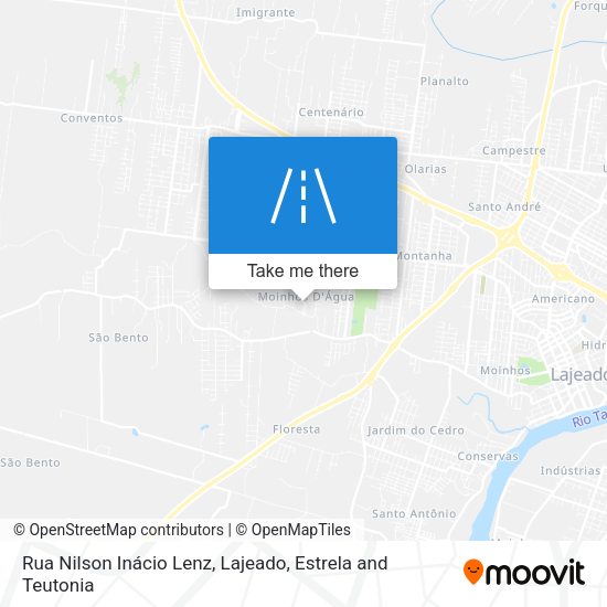 Rua Nilson Inácio Lenz map