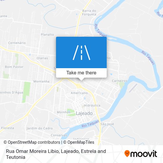 Rua Omar Moreira Libio map