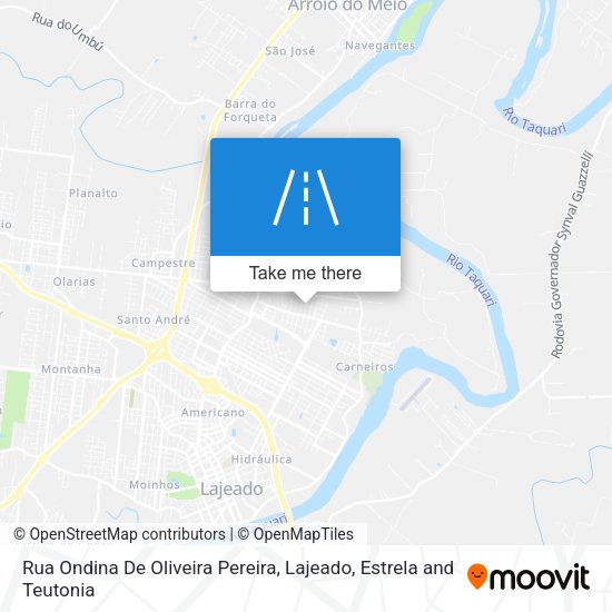 Rua Ondina De Oliveira Pereira map