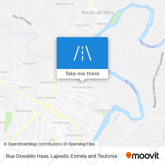 Rua Oswaldo Haas map