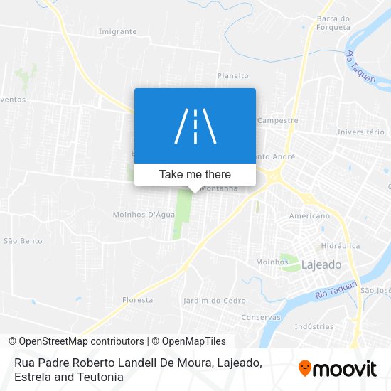 Rua Padre Roberto Landell De Moura map