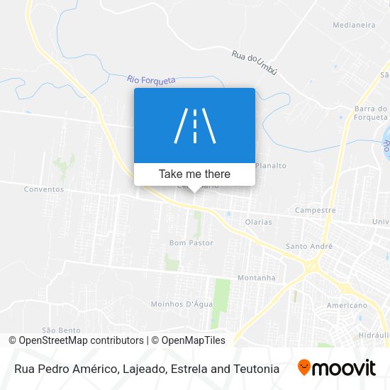 Rua Pedro Américo map