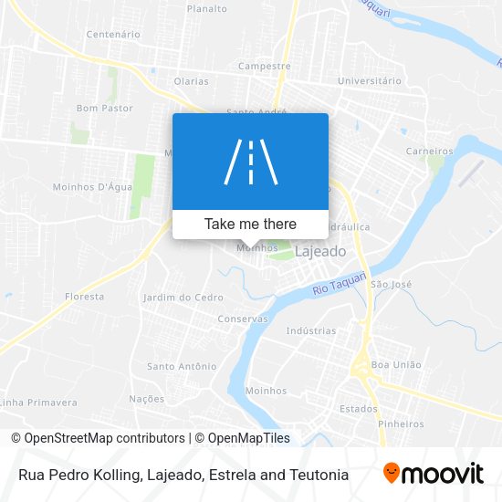 Rua Pedro Kolling map