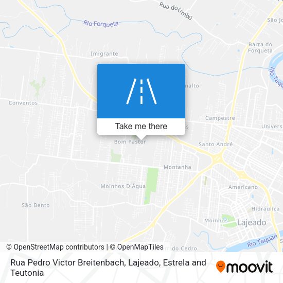 Rua Pedro Victor Breitenbach map