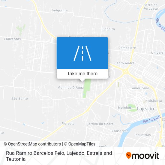 Rua Ramiro Barcelos Feio map