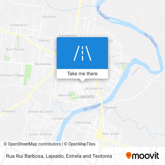Rua Rui Barbosa map
