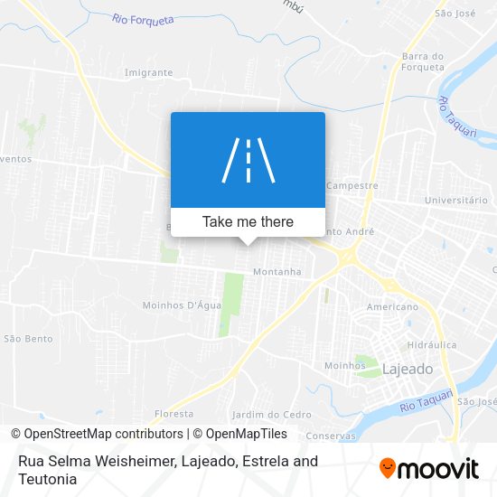 Rua Selma Weisheimer map