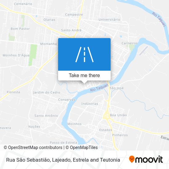 Rua São Sebastião map