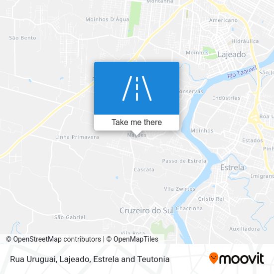 Rua Uruguai map