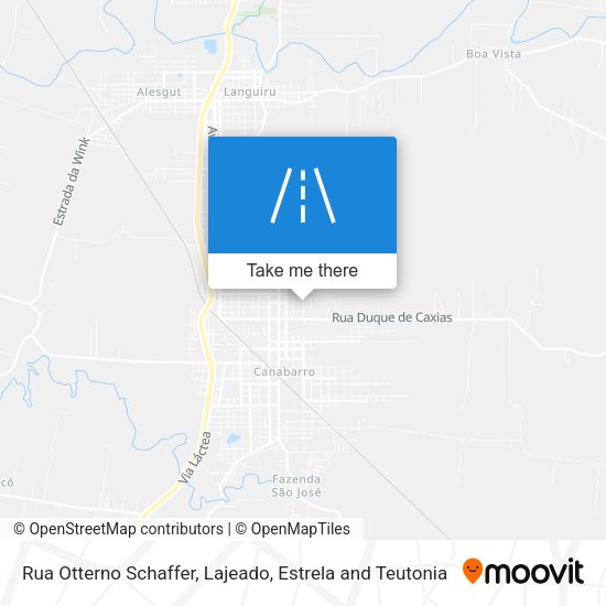 Rua Otterno Schaffer map