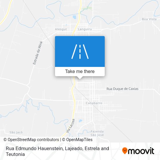 Rua Edmundo Hauenstein map