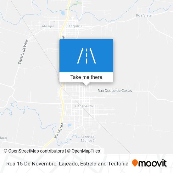 Rua 15 De Novembro map