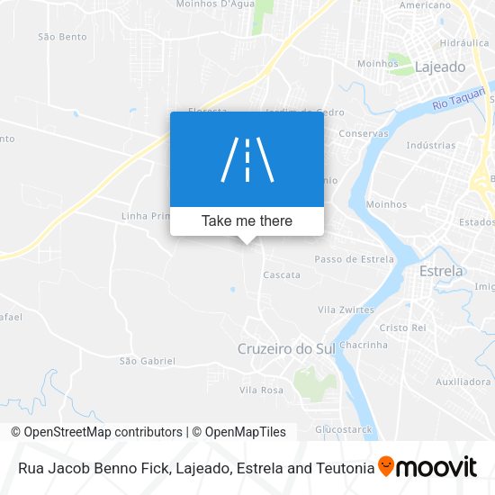Rua Jacob Benno Fick map