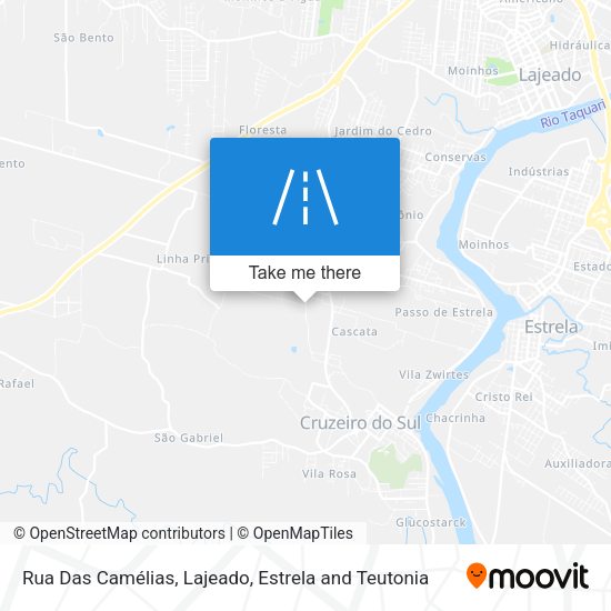 Rua Das Camélias map