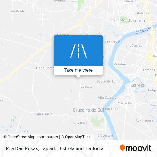Rua Das Rosas map