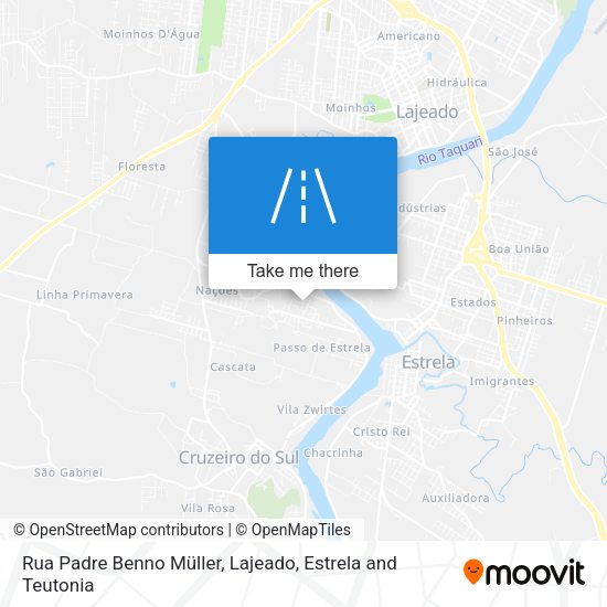 Rua Padre Benno Müller map