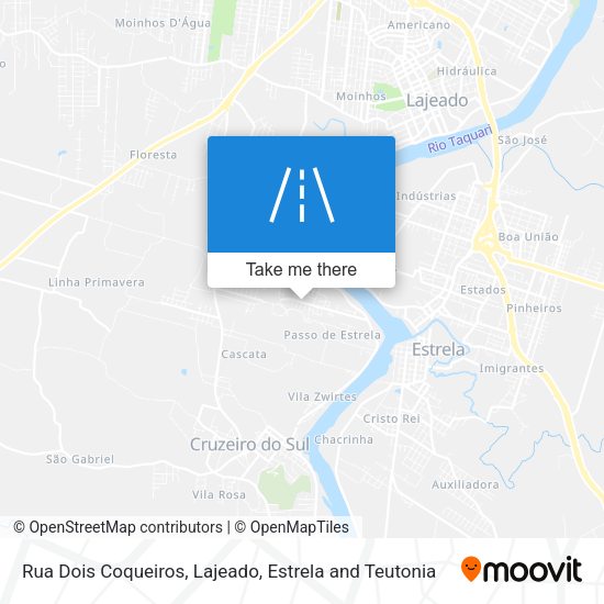 Rua Dois Coqueiros map