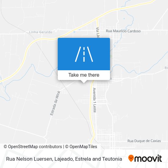 Rua Nelson Luersen map