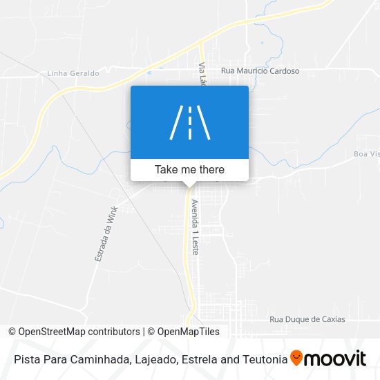 Pista Para Caminhada map