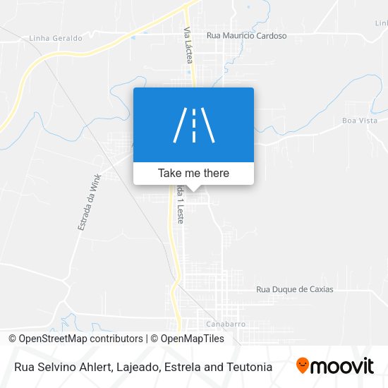 Rua Selvino Ahlert map