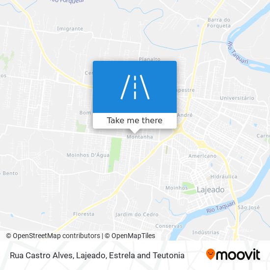 Mapa Rua Castro Alves