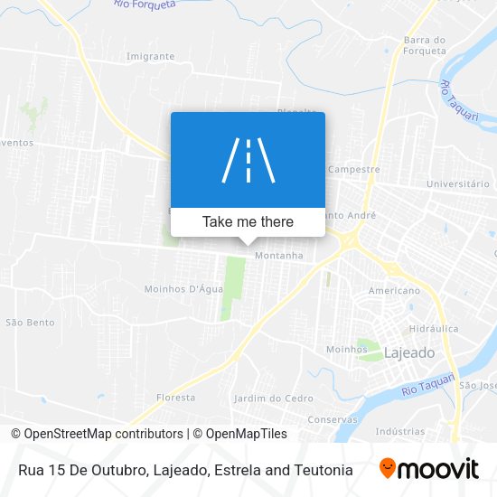 Rua 15 De Outubro map