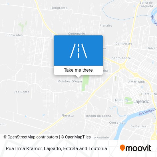 Rua Irma Kramer map
