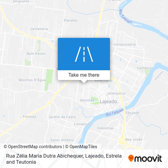 Rua Zélia Maria Dutra Abichequer map
