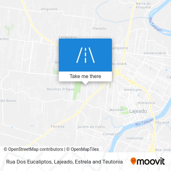 Rua Dos Eucaliptos map