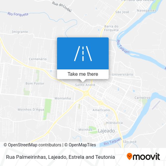 Rua Palmeirinhas map