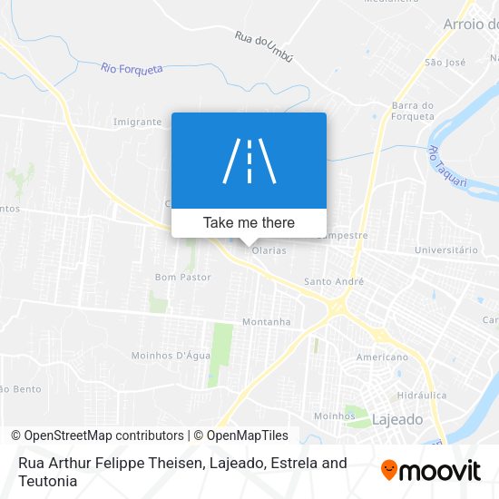 Rua Arthur Felippe Theisen map