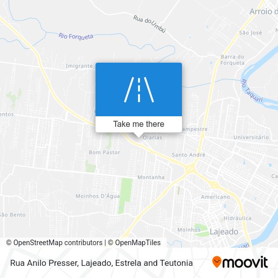 Rua Anilo Presser map