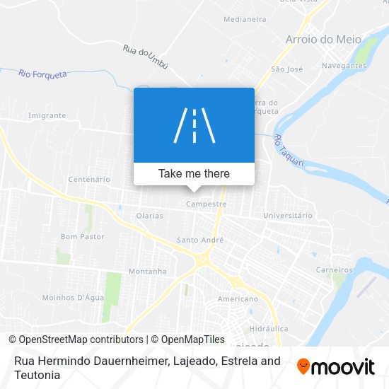 Rua Hermindo Dauernheimer map